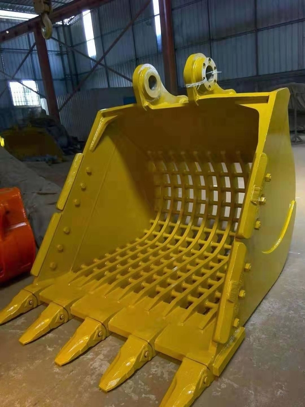 Tipi del secchio dell'escavatore su misura dimensione di scheletro del secchio dell'escavatore dell'acciaio legato
